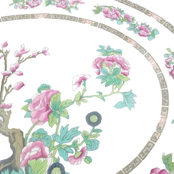 Antique John Maddock Sons Royal Vitreous China Oval Platter Indian Tree - Picture 7 of 8